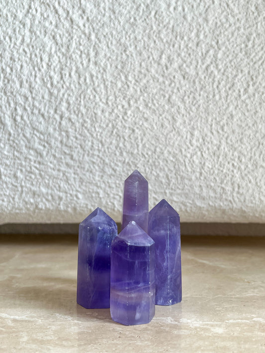 Purple Fluorite Tower